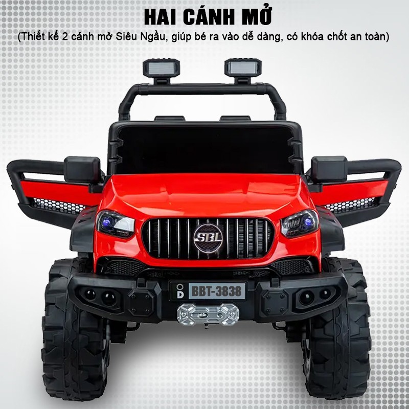 Xe ô tô điện trẻ em địa hình cỡ lớn siêu HOT BBT-3838