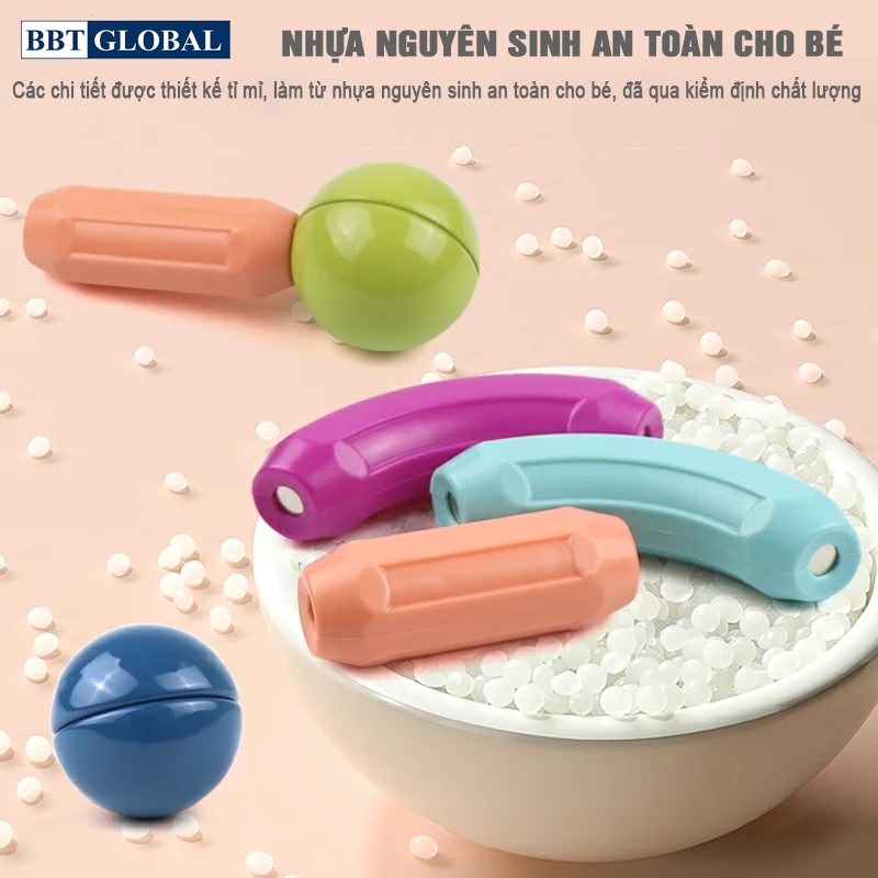 Đồ chơi xếp hình nam châm 130 chi tiết kèm hộp đựng 706-130
