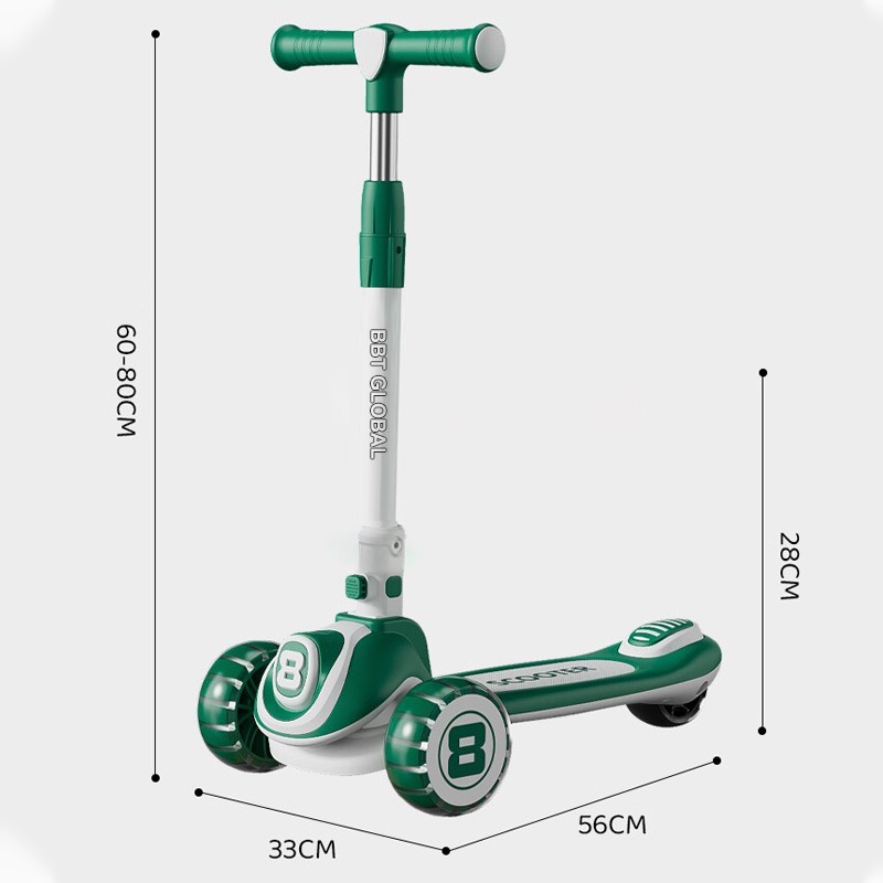 Xe trượt scooter cho bé BBT Global bánh sáng KM986