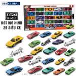 Bộ sưu tập 25 siêu xe mô hình kim loại cho bé LA-295