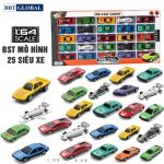 Bộ sưu tập 25 siêu xe mô hình kim loại cho bé LA-295