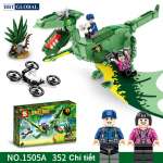 Đồ chơi xếp hình thế giới khủng long 352 chi tiết SY1505
