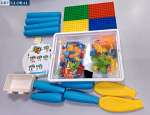Bộ bàn ghế xếp hình LEGO đa năng kèm 105 chi tiết xếp hình cỡ lớn UG401-2
