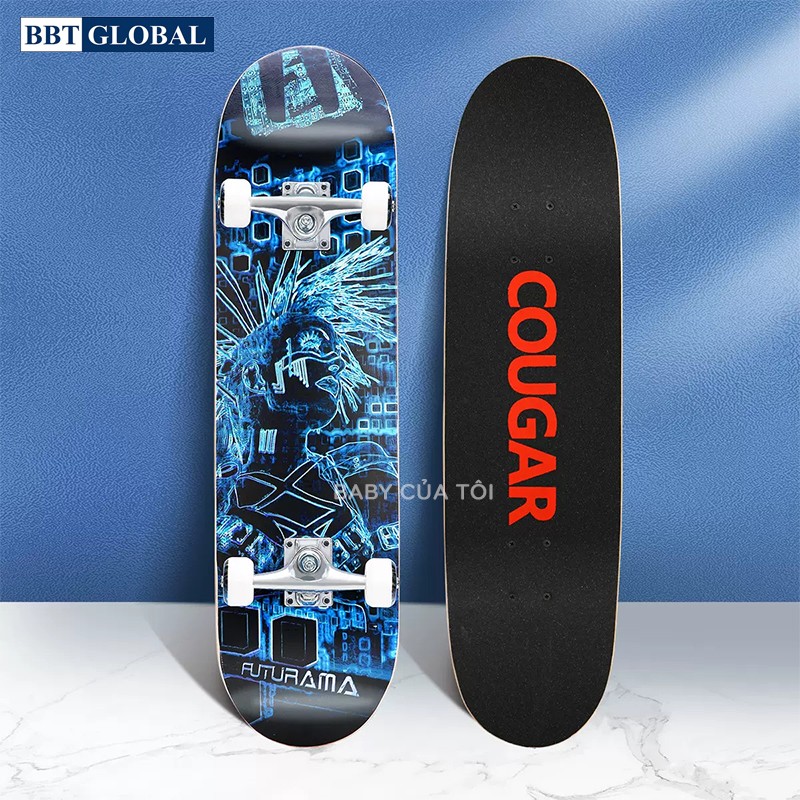 Ván trượt 9 lớp COUGAR kèm túi đeo vai và bộ dụng cụ MH3108