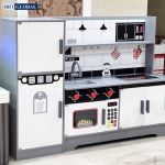 Đồ chơi nấu ăn gỗ cao cấp có đèn và âm thanh MSN22006