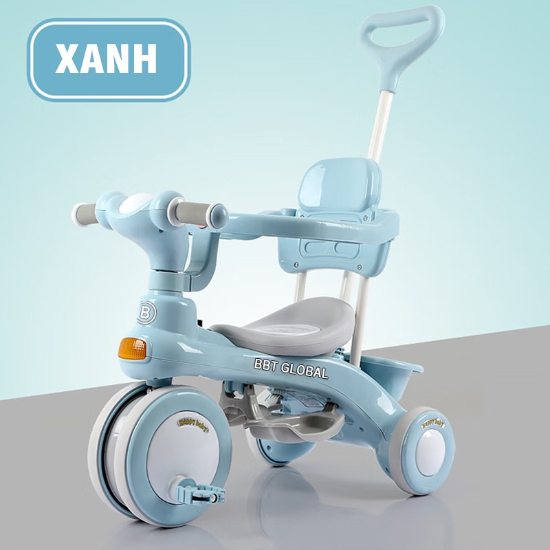 Xe đạp 3 bánh có tay đẩy đa năng cho bé BBT Global Q10