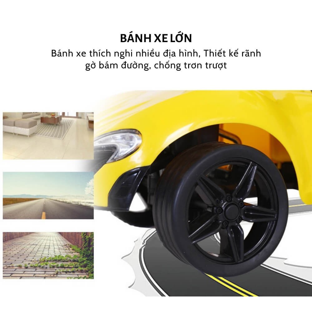 Xe chòi chân ô tô Mecerdes có nhạc cho bé SW001