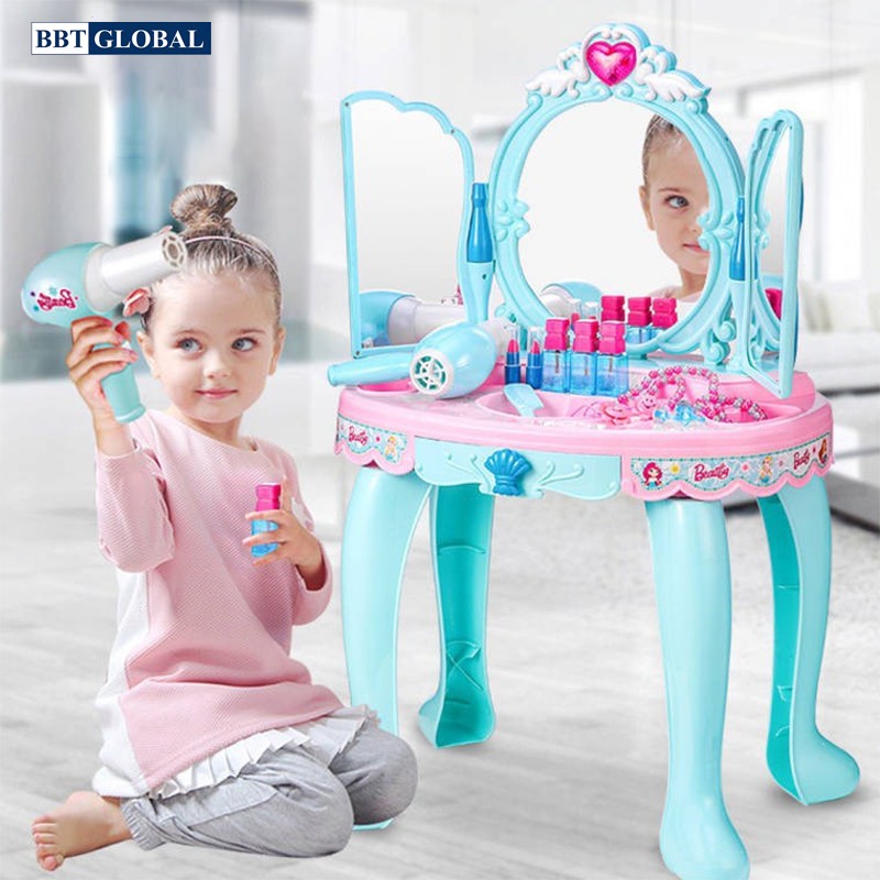 Đồ chơi trang điểm cho bé màu xanh ngọc 008-906