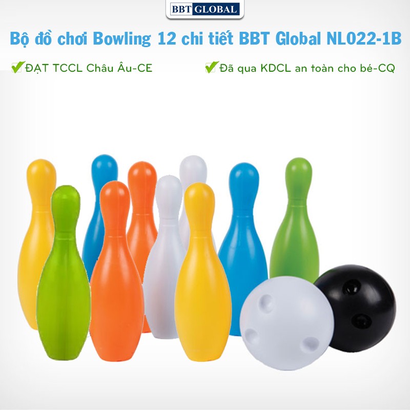 Bộ đồ chơi Bowling 12 chi tiết BBT Global NL022-1B