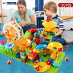 Đồ chơi xếp hình công viên thả bóng vui nhộn 186 chi tiết 6688-123A