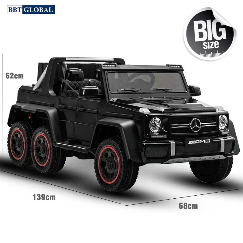 Xe ô tô điện trẻ em cỡ lớn dáng MERCERDES G63 mã BBT-3939