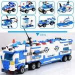 Đồ chơi xếp hình siêu nhân, Robot, xe cảnh sát 8in1 825 chi tiết LX.A320