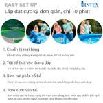 Bể bơi phao tròn gia đình 3m INTEX 28116