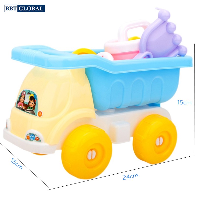 Đồ chơi xúc cát, hạt muồng ô tô và dụng cụ 733-305