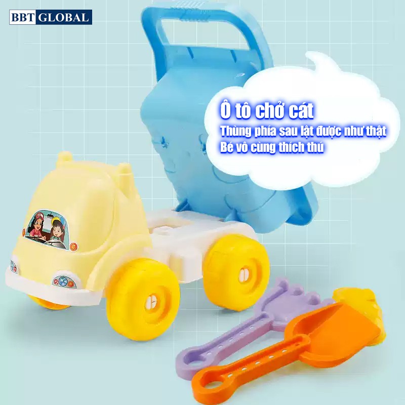 Đồ chơi xúc cát, hạt muồng ô tô và dụng cụ 733-305