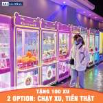 Máy gắp thú bông khu vui chơi Xanh Lá GAME-6013