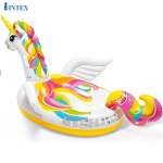 Phao bơi ngựa thần khổng lồ sắc màu INTEX 57561
