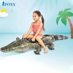 Phao bơi cá sấu to có 2 tay cầm INTEX 57551