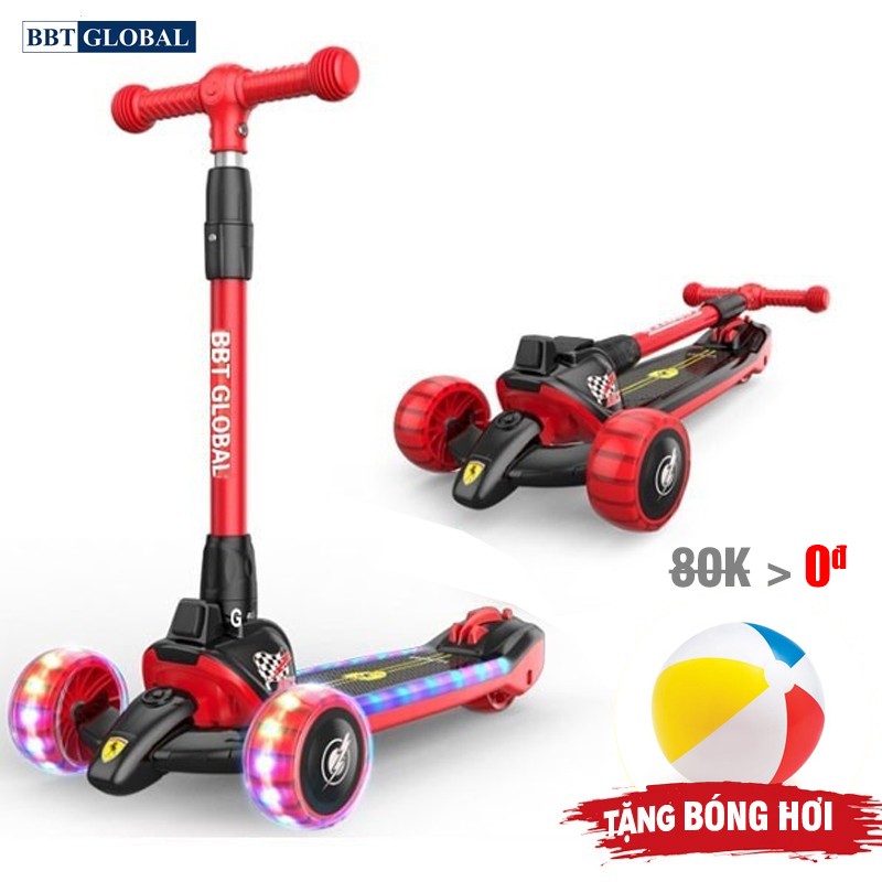 Xe trượt scooter bánh phát sáng BBT GLOBAL KM989