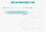 Ghế ăn dặm 4in1 gấp gọn cho bé BBT Global GH07