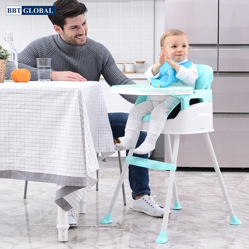 Ghế ăn dặm 4in1 gấp gọn cho bé BBT Global GH07