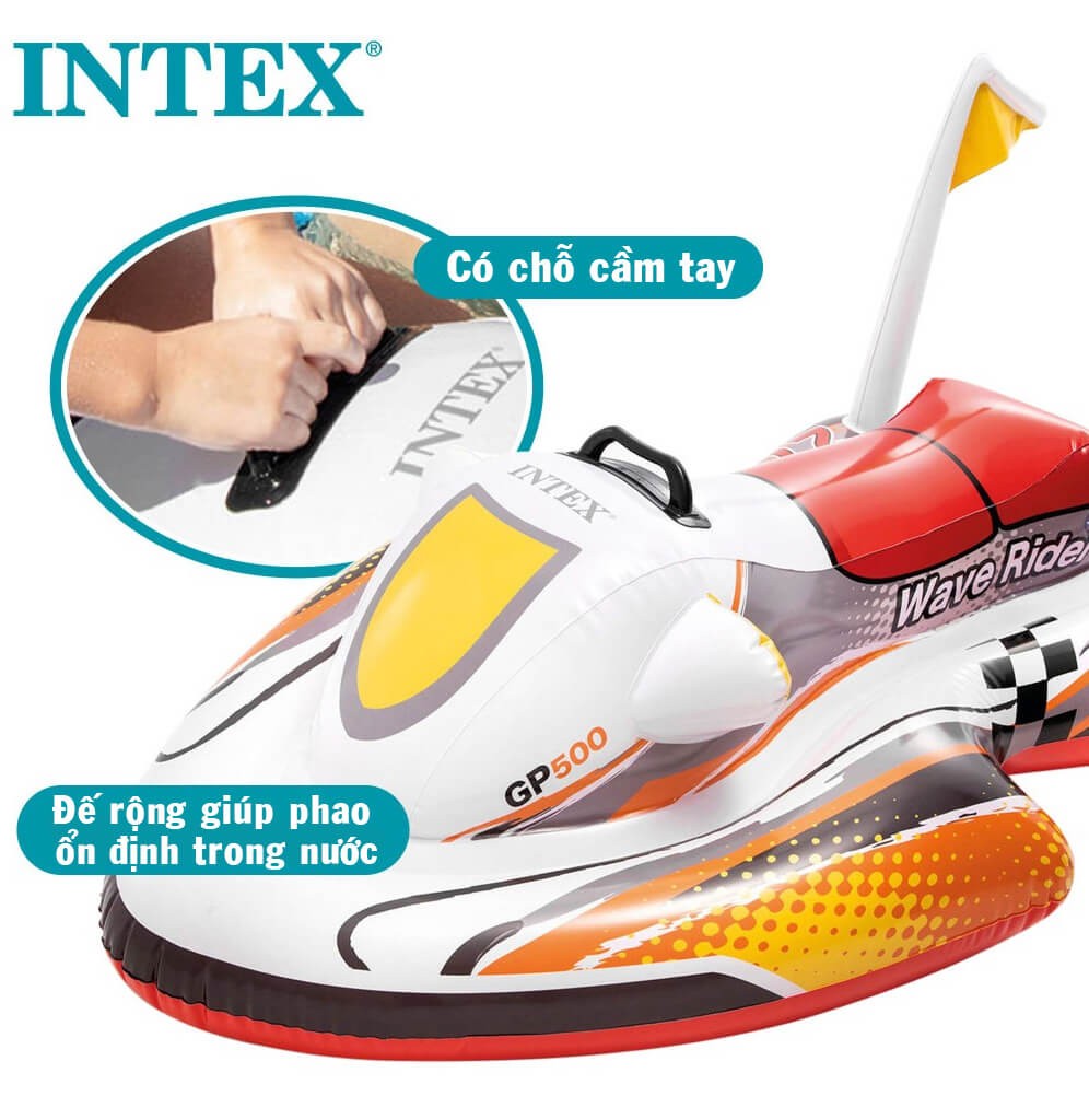 Phao bơi phi thuyển intex 57520