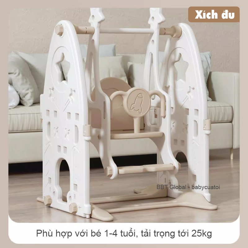 Combo quây bóng phi hành gia 12in1 BBT GLobal trắng YK02
