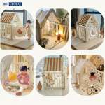 Bộ combo quây cũi nhà nhựa cầu trượt xích đu BBT Global YK05