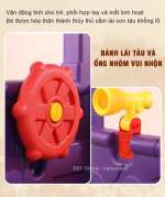 Nhà chơi cầu trượt 2 khoang cho bé mẫu B- ZK1056B