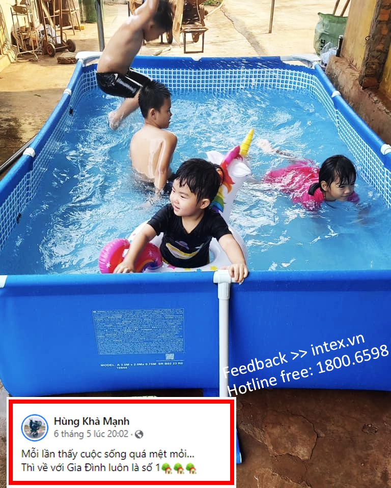 Bể bơi di động cho trẻ em 2m6 INTEX 28271