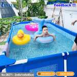 Bể bơi di động cho trẻ em 2.6m*1,6m INTEX 28271