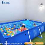 Bể bơi khung kim loại chữ nhật 3m*2m INTEX 28272