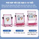Bảng vẽ trẻ em CỠ LỚN 2 mặt từ tính xóa dễ dàng, không bám bụi A188