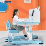 Bộ bàn ghế chống gù chống cận màu xanh BBT Global BB205