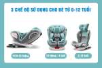 Ghế ngồi ô tô cho bé xoay 360 độ, an toàn cho trẻ sơ sinh GX303 Be