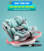 Ghế ngồi ô tô cho bé xoay 360 độ, an toàn cho trẻ sơ sinh GX303 Be