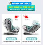 Ghế ngồi ô tô cho bé xoay 360 độ, an toàn cho trẻ sơ sinh GX303