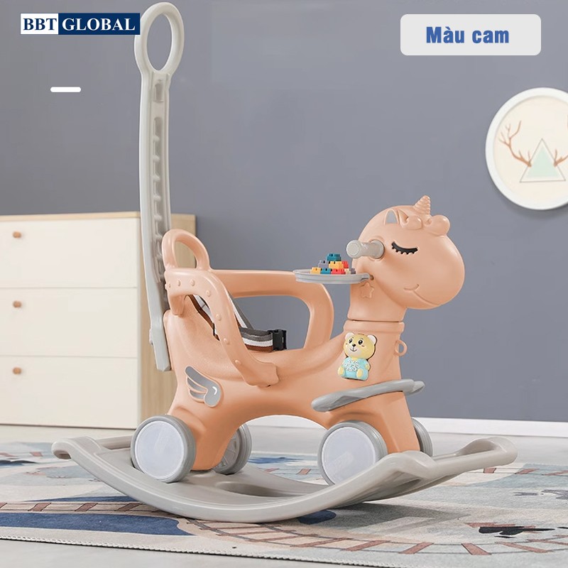 Ngựa bập bênh kết hợp chòi chân 8in1 RK-514B