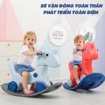 Ngựa bập bênh kết hợp chòi chân quay 90 độ 4 trong 1 RK-511B