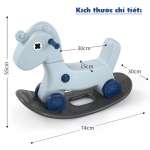 Ngựa bập bênh kết hợp chòi chân quay 90 độ 4 trong 1 RK-511B