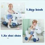 Ngựa bập bênh kết hợp chòi chân quay 90 độ 4 trong 1 RK-511B