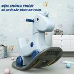 Ngựa bập bênh kết hợp chòi chân quay 90 độ 4 trong 1 RK-511B