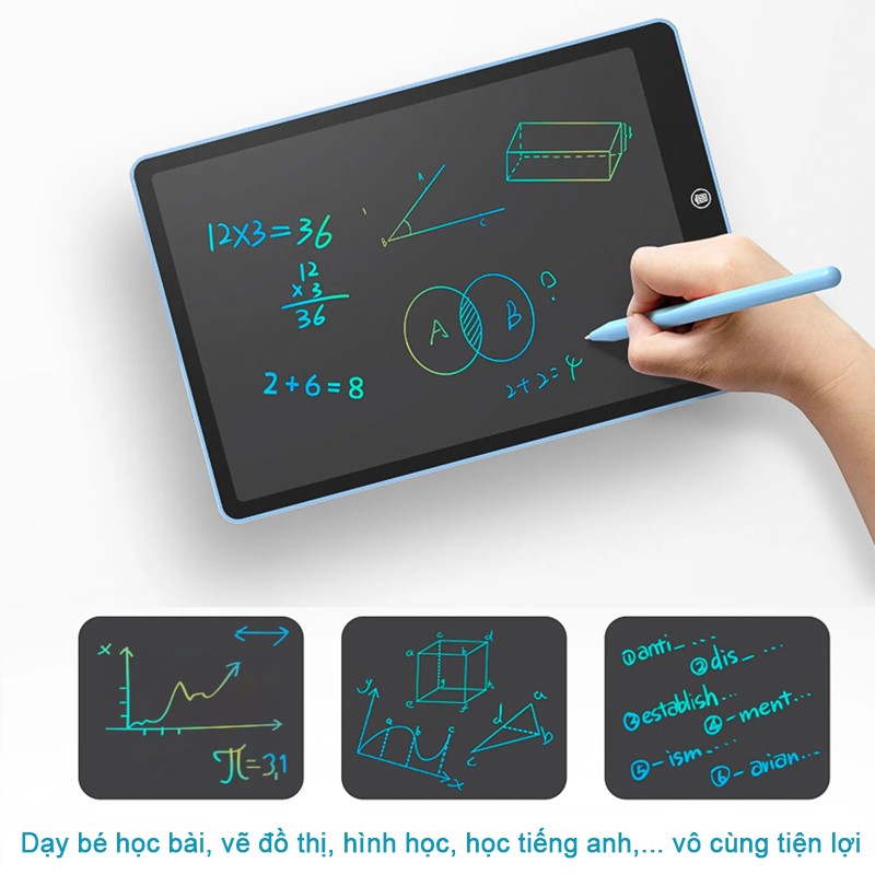 Bảng vẽ tự xóa điện tử đa sắc màu cỡ lớn 16 inch T16