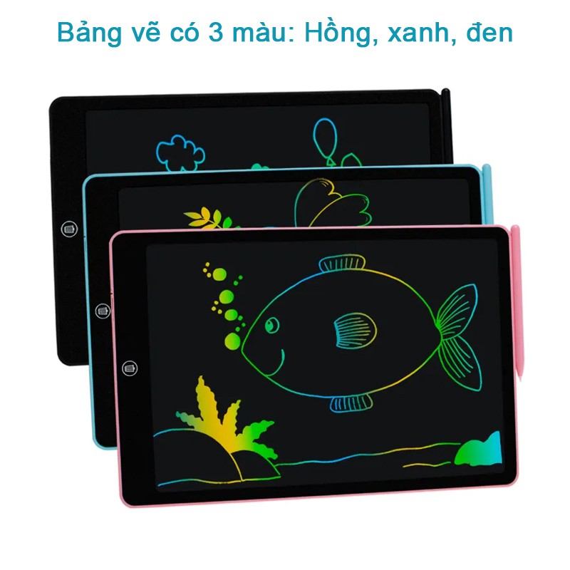 Bảng vẽ tự xóa điện tử đa sắc màu cỡ lớn 16 inch T16