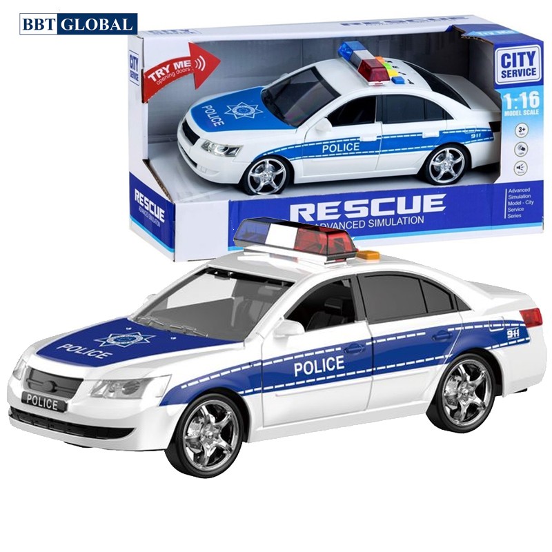 Mô hình xe cảnh sát cỡ lớn có đèn và nhạc WY560A