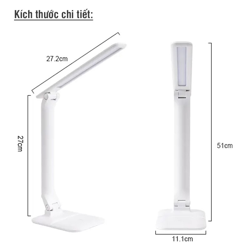 Đèn học sạc điện chống cận bảo vệ mắt DH01-T