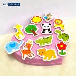 Bộ 12 sticker động vật xinh xắn có nam châm DV12