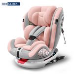Ghế ngồi ô tô cho bé xoay 360 độ, an toàn cho trẻ sơ sinh GX303 hồng