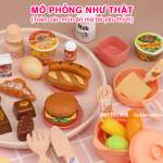 Đồ chơi nhà bếp mô phỏng nấu ăn 33 chi tiết chân thật 36T-4