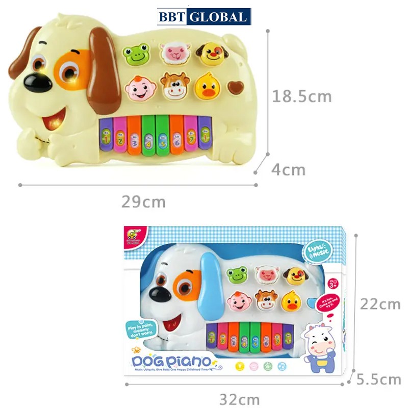 Đồ chơi đàn piano chú cún đáng yêu 6618